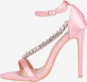 Chi Chi London Strap Sandals 'Kenny' in Pink