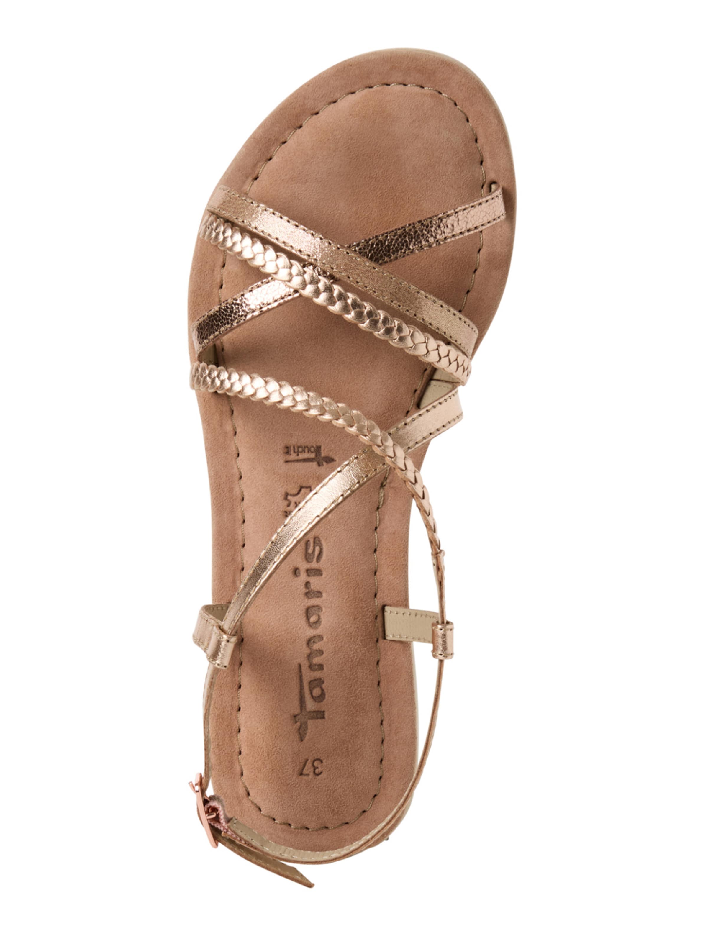 Tamaris Strap Sandals in Gold