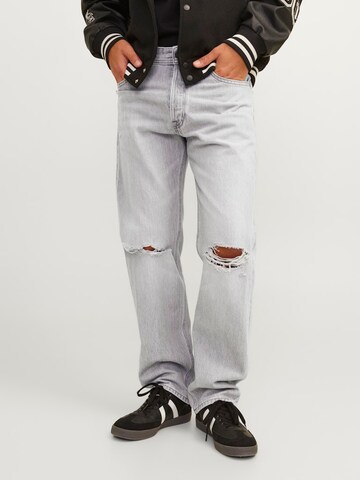 JACK & JONES Regular Jeans 'JJIChris' i grå: framsida