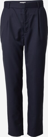 Guido Maria Kretschmer Men Regular Pleat-front trousers 'Kalle' in Blue: front