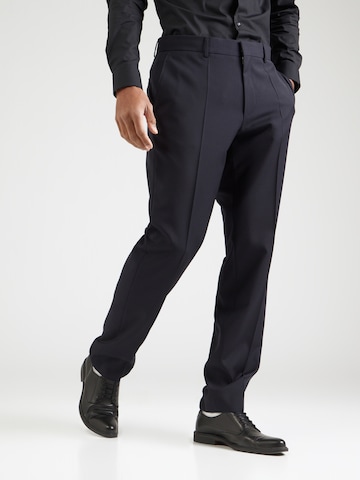 regular Pantaloni con piega frontale 'H-Lenon-MM-251' di BOSS in blu: frontale