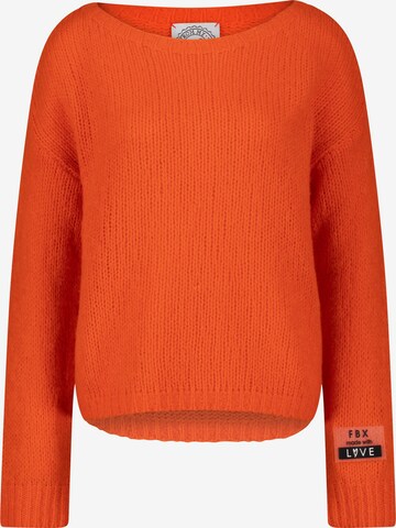 Frogbox Sweater 'UNI' in Orange: front