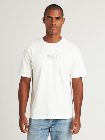 CHASIN' Shirt 'Mayor' in Wit: voorkant