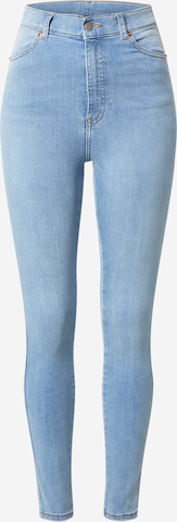 Skinny Jeans 'Moxy' de la Dr. Denim pe albastru: față