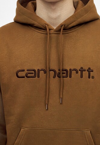 Bluză de molton de la Carhartt WIP pe maro