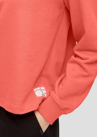 QS - Sweatshirt em laranja