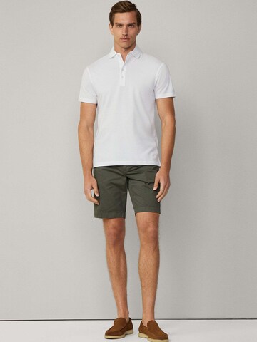 T-Shirt 'Mercerised' Hackett London en blanc