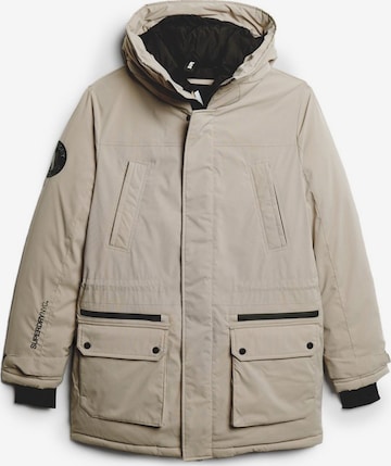 Parka d’hiver 'City' Superdry en beige : devant