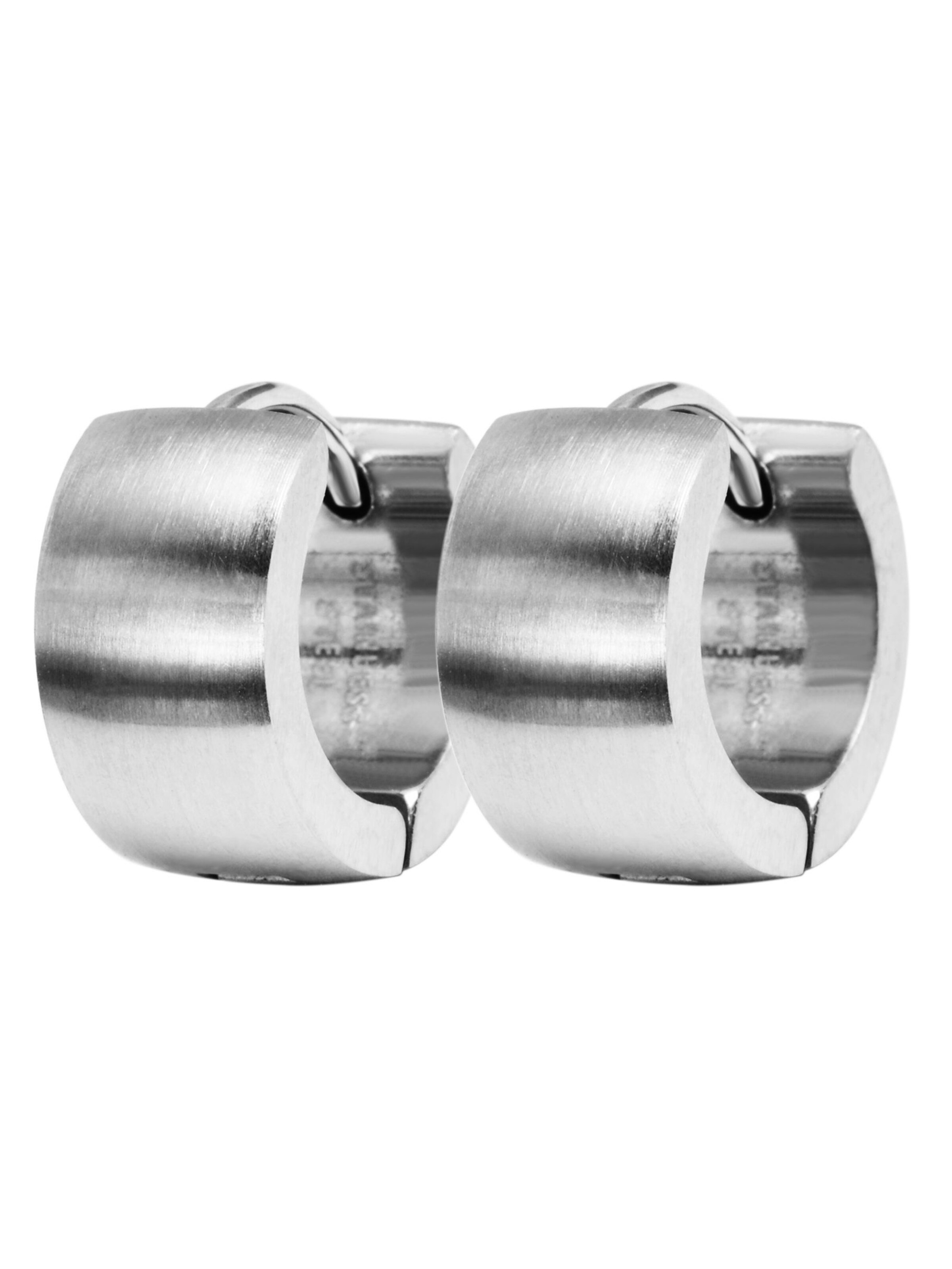 Akzent Earrings 'Broadly' in Silver: front