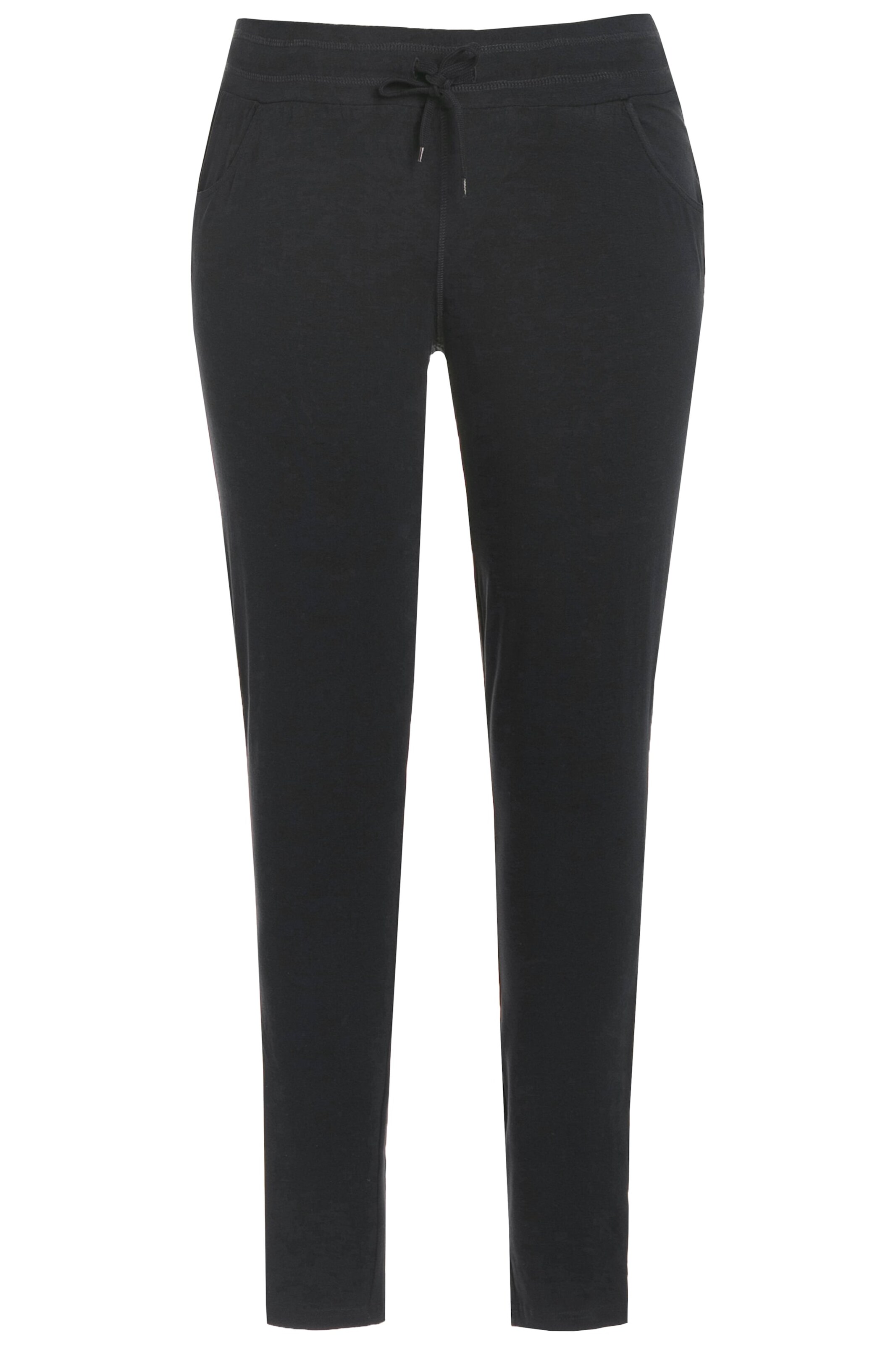 Ulla Popken Skinny Broek in Zwart: voorkant