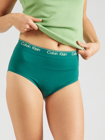 Calvin Klein Underwear Оформящо бельо тип рокля в зелено: отпред