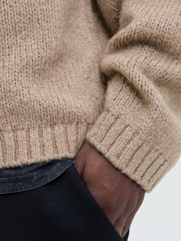 JACK & JONES Свитер 'JCOKIDD' в Бежевый