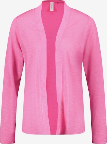 GERRY WEBER Gebreid vest in Roze: voorkant