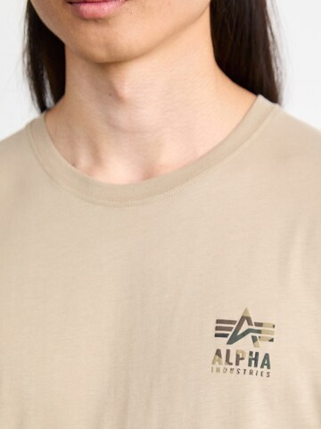 ALPHA INDUSTRIES Tričko - Béžová