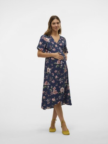 Vero Moda Maternity Jurk 'VMMSAKI' in Blauw