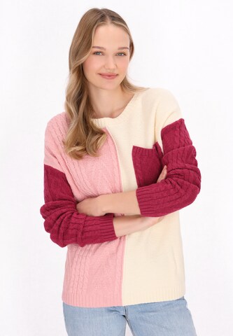 Pull-over MYMO en rose : devant