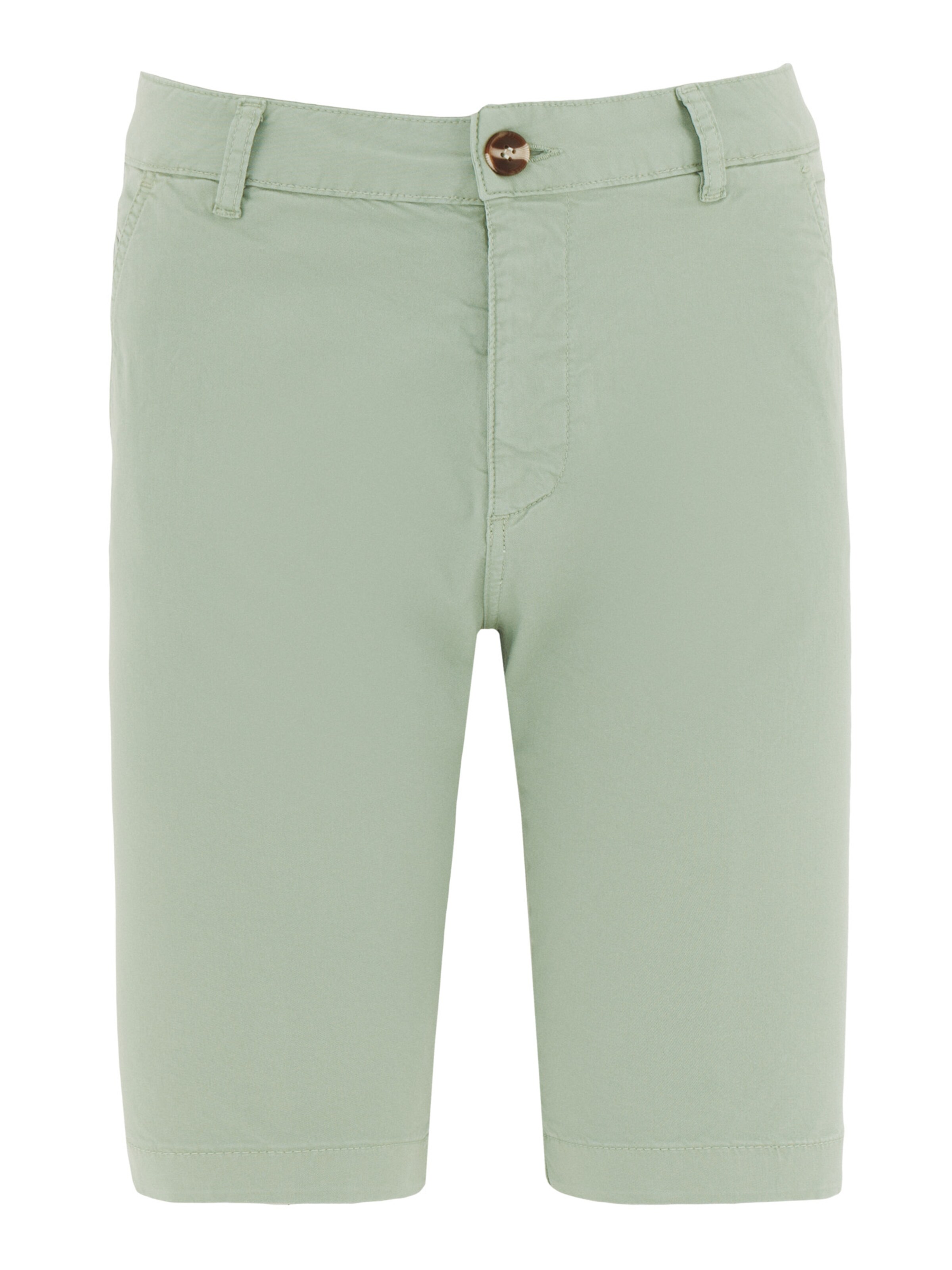 Organication Slim fit Pants in Green: front