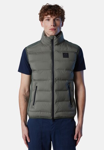 North Sails Bodywarmer 'Utility' in Groen: voorkant