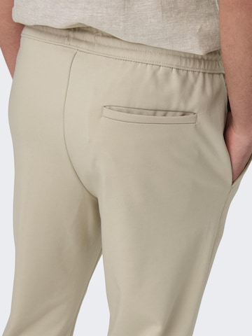 Regular Pantaloni 'Linus' de la Only & Sons pe gri