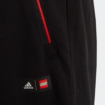 Effilé Pantalon de sport ADIDAS SPORTSWEAR en noir