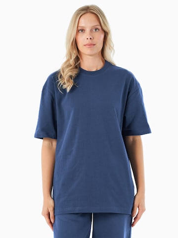 Organication T-Shirt in Blau: Vorderseite