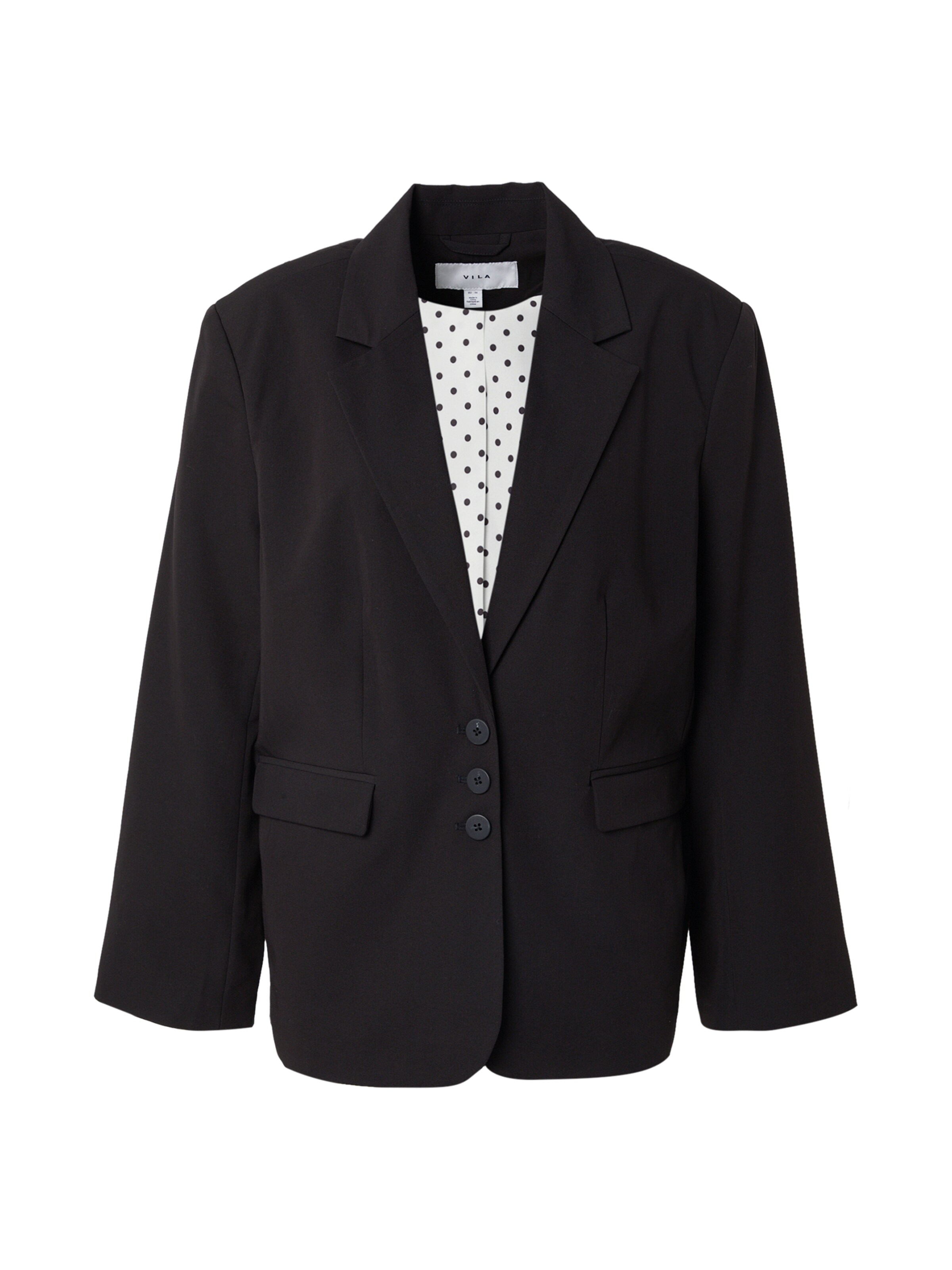 VILA Blejzer - Čierna: predná strana