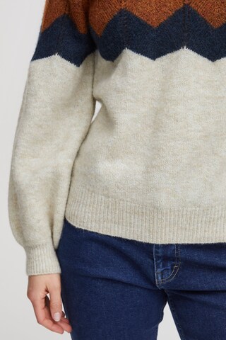 PULZ Jeans Pullover 'Mimi ' in Beige