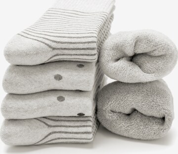 Occulto Socks 'Smilla' in Grey: front