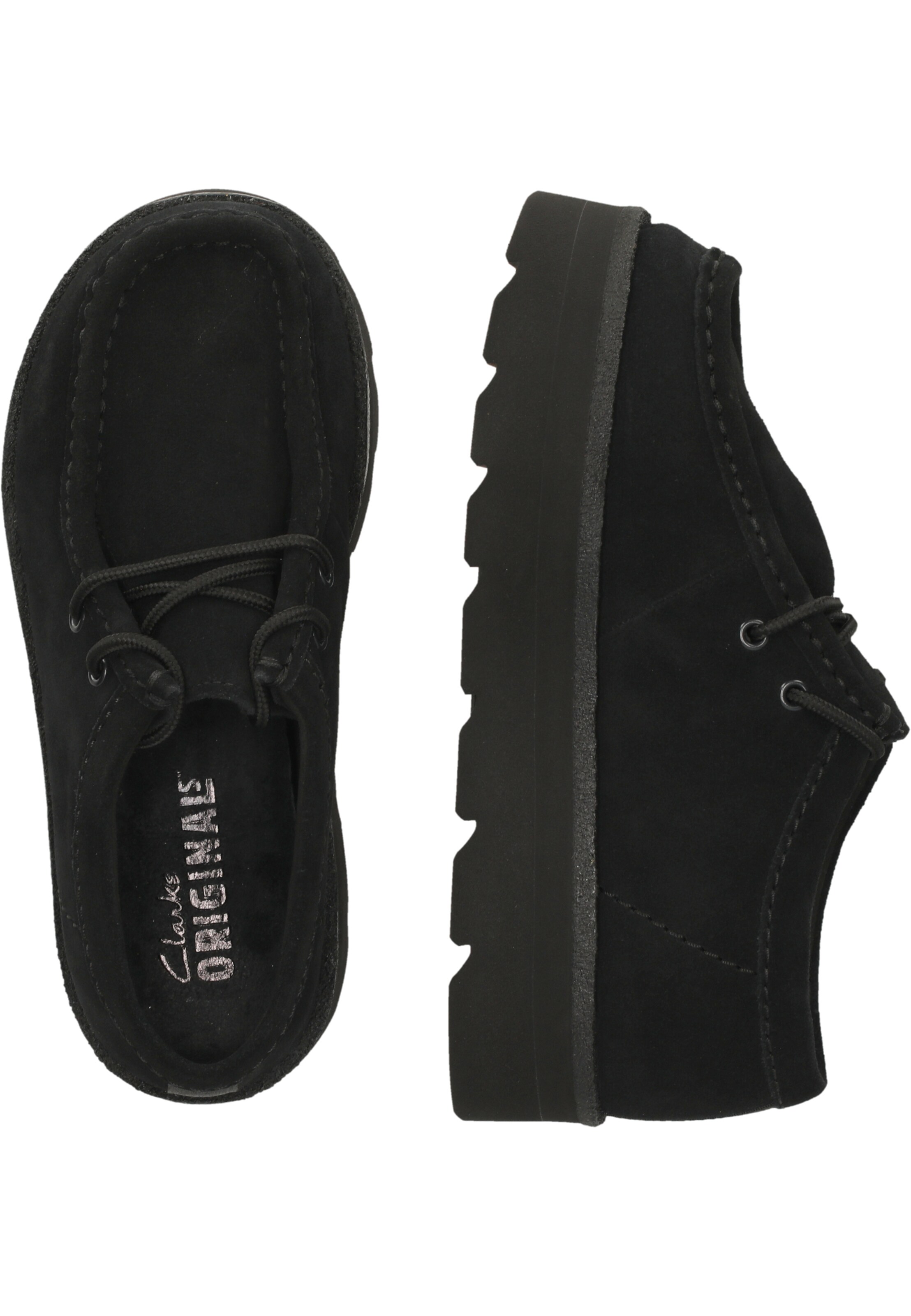 CLARKS Moccasin 'Meare Walla' in Black