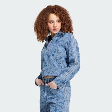 ADIDAS ORIGINALS - Casaco meia-estação 'Liberty London Firebird' em azul: frente