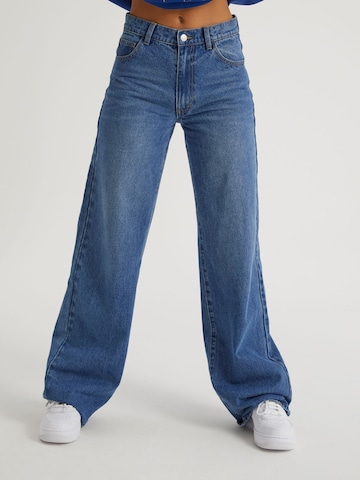 millane Wide leg Jeans 'Tia' in Blue