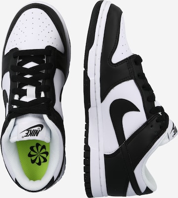melns Nike Sportswear Zemie brīvā laika apavi 'Dunk Next Nature'
