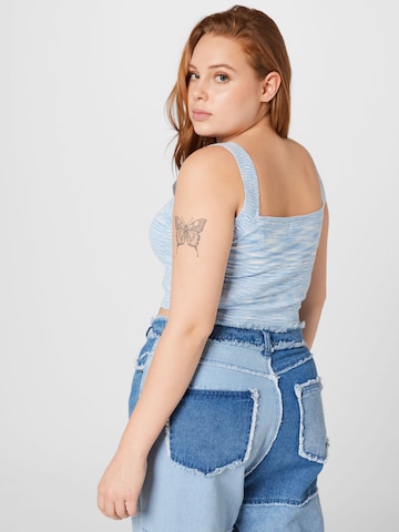 Cotton On Curve - Top de malha em azul