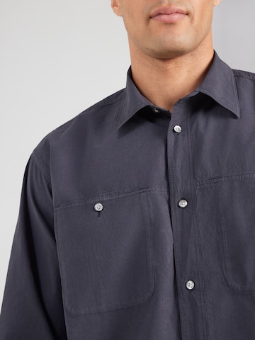 NORSE PROJECTS Comfort fit Koszula 'Falster' w kolorze niebieski