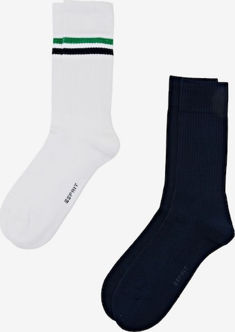 Chaussettes ESPRIT en noir : devant