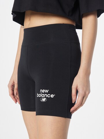 Skinny Pantaloni sport de la new balance pe negru