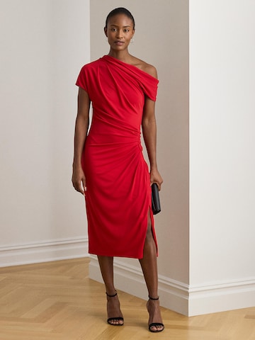Robe 'TARION' Lauren Ralph Lauren en rouge : devant