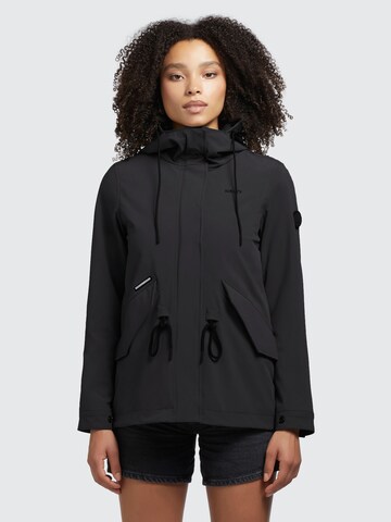 khujo Between-Season Jacket 'Gammi' in Black: front