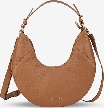 Bellicci Shoulder Bag 'Cardonna' in Brown: front