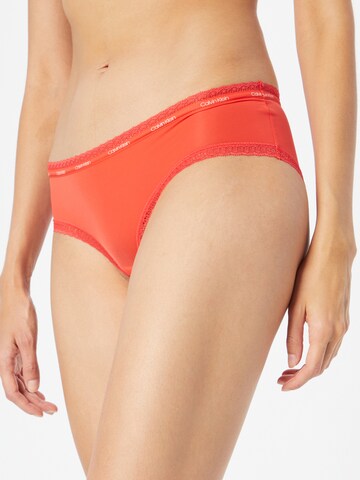 Slip 'Bottoms Up' de la Calvin Klein Underwear pe portocaliu: față