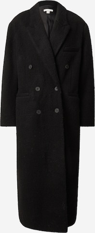 juoda TOPSHOP Žieminis paltas: priekis