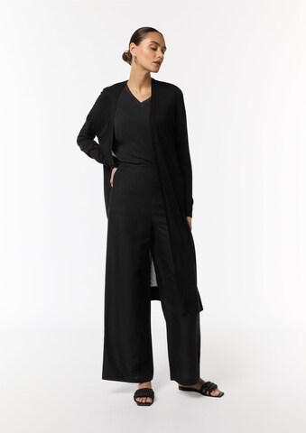 COMMA Wide Leg Hose in Schwarz: Vorderseite