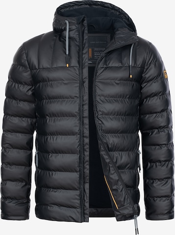 INDICODE JEANS Tussenjas 'INAmiso' in Zwart: voorkant