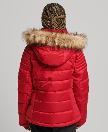 Superdry Outdoorjas 'Snow Luxe' in Rood