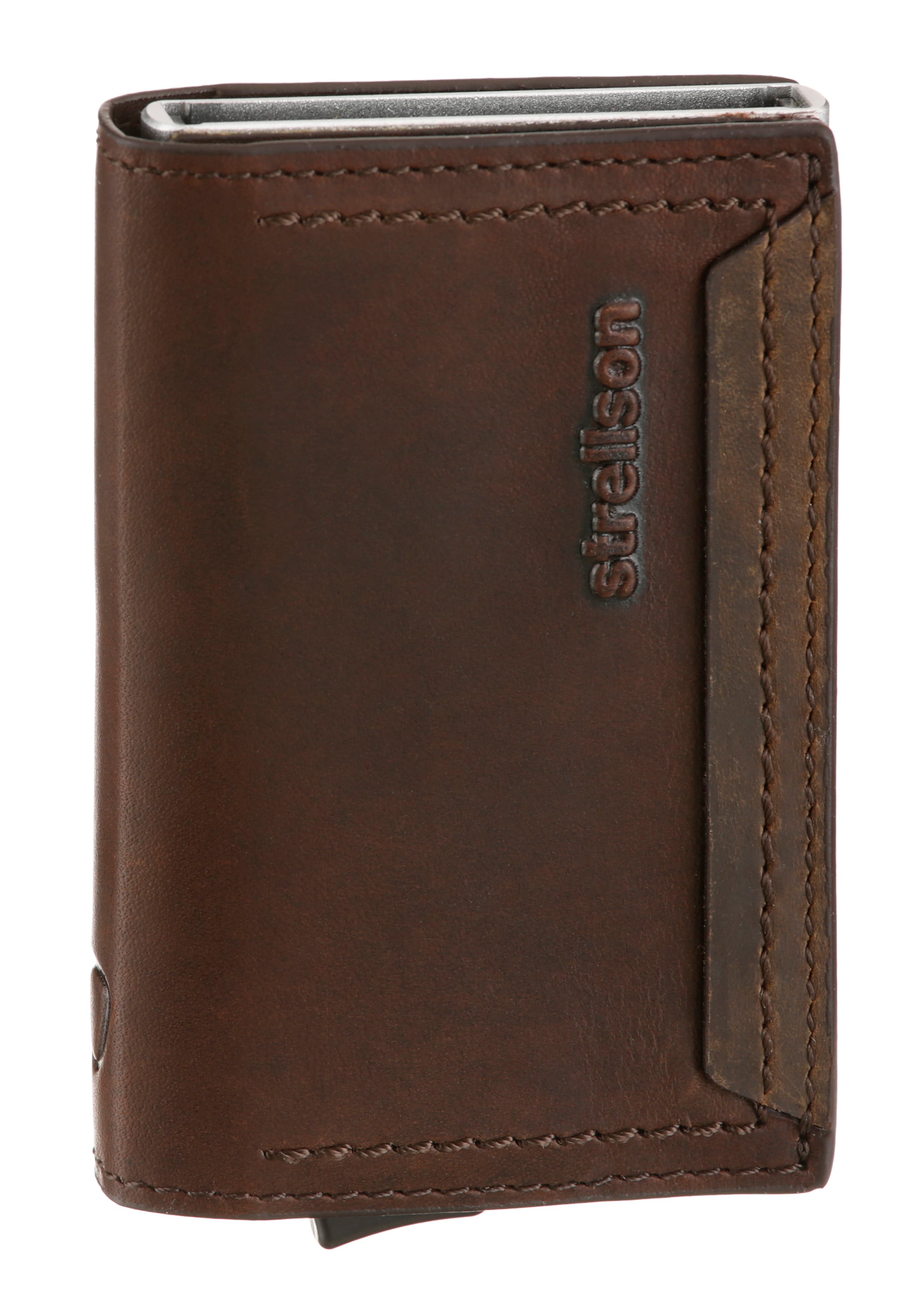 STRELLSON Kartenetui in Braun: Vorderseite
