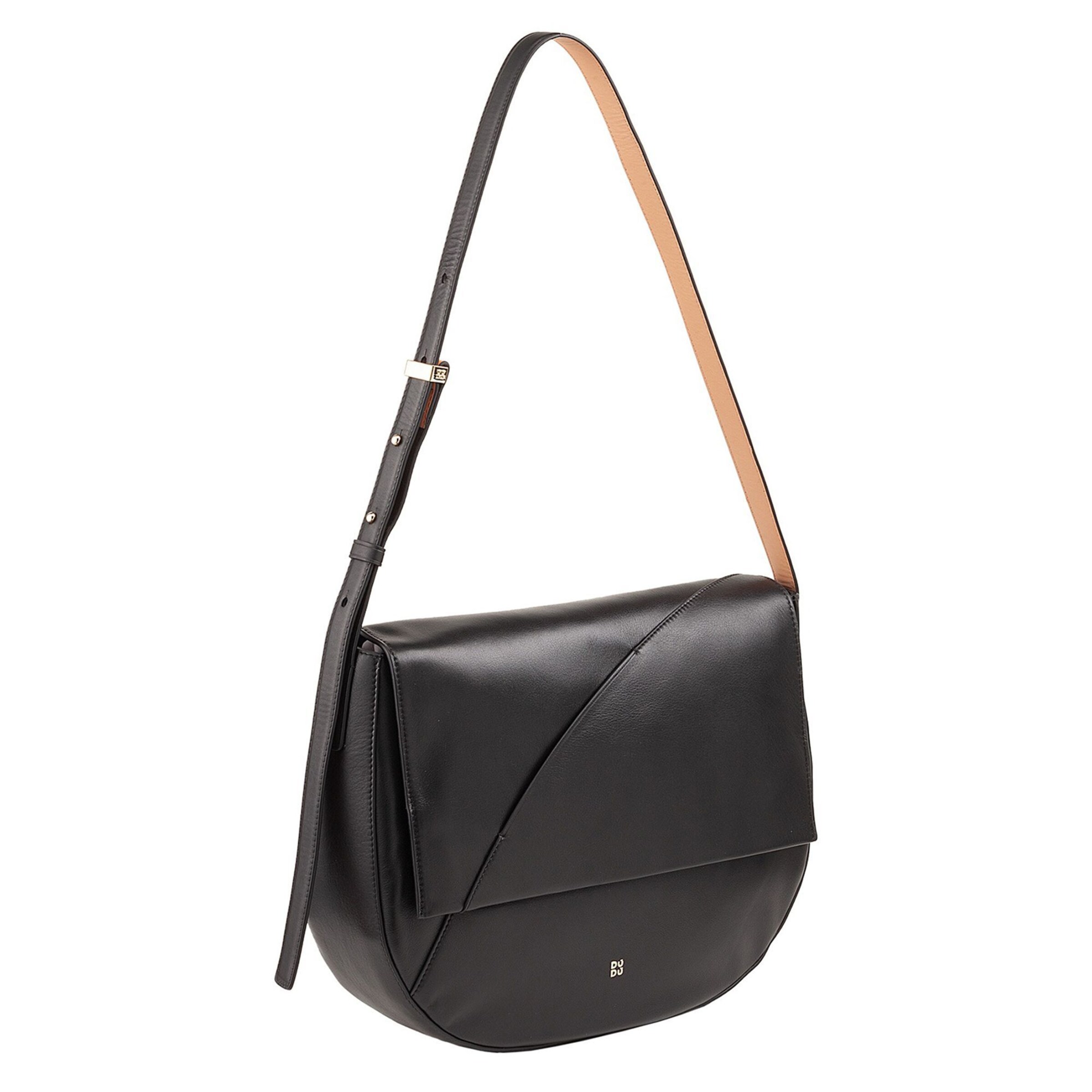 DuDu Schoudertas 'Formentera' in Zwart