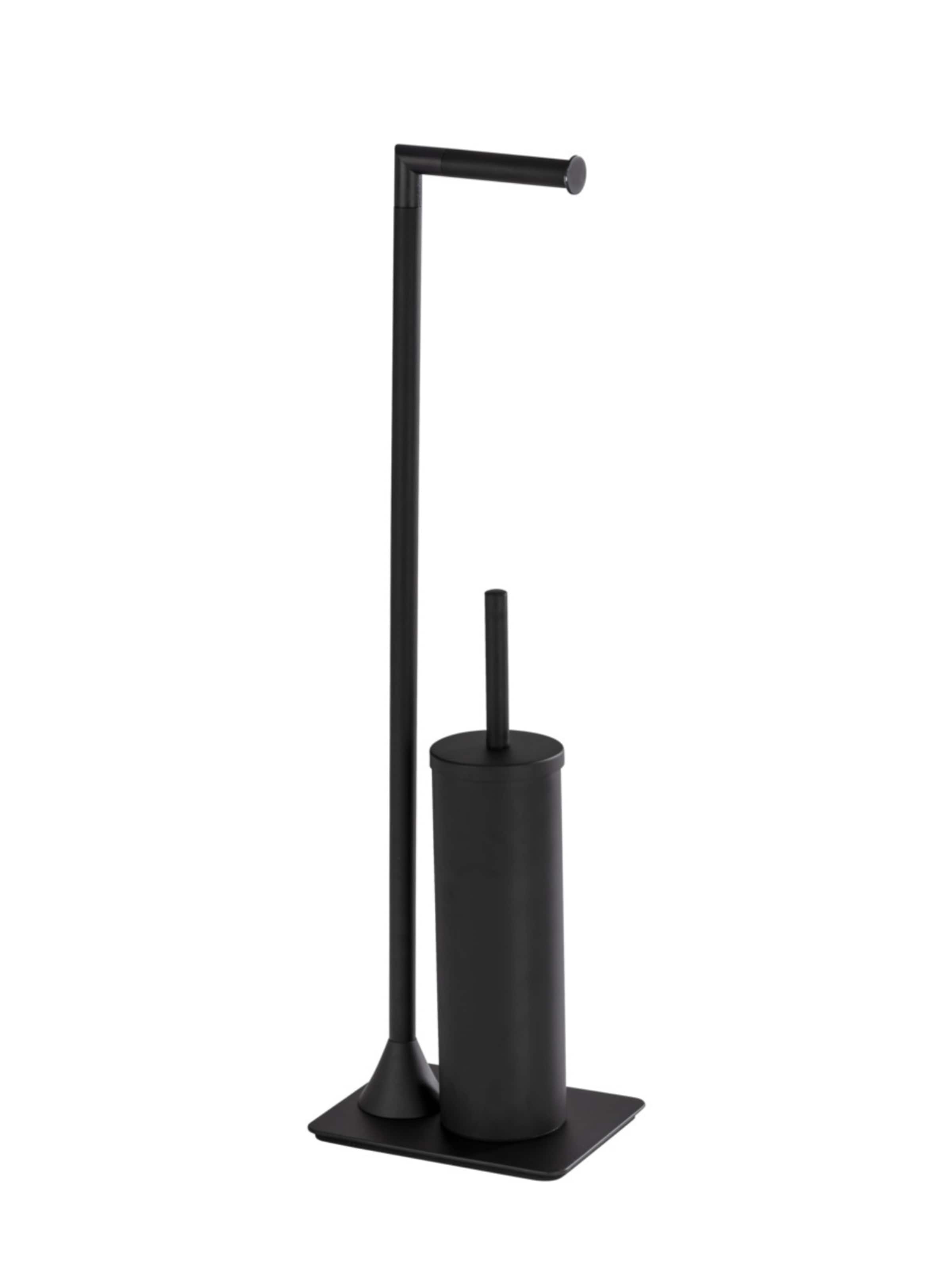 Wenko WC-Garnitur 'Hella' in Schwarz: Vorderseite