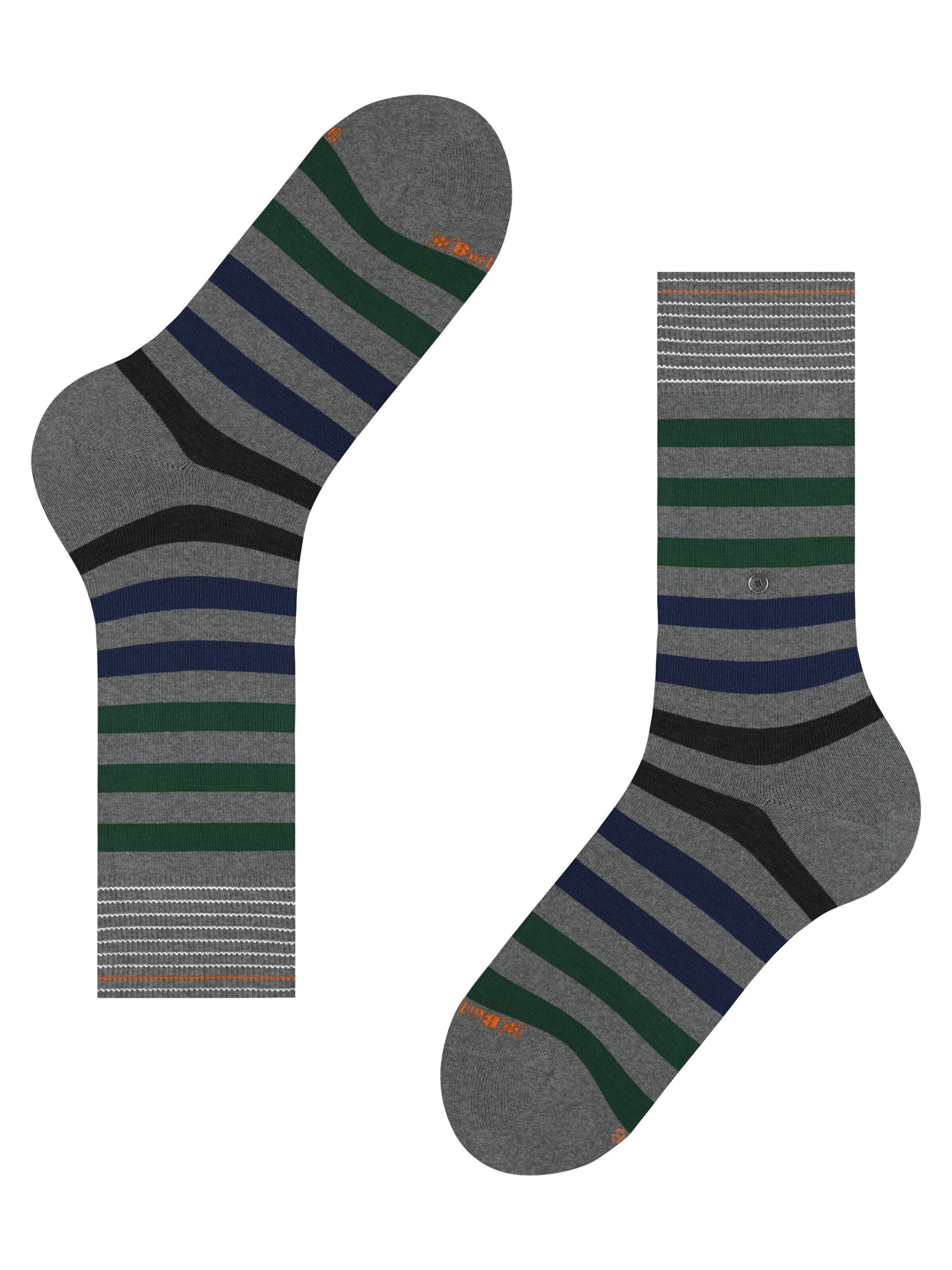 BURLINGTON Socks 'Blackpool' in Grey