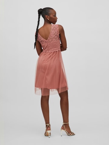 VILA Φόρεμα κοκτέιλ 'Connie' σε ροζ