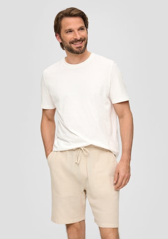 s.Oliver Wide leg Broek in Beige